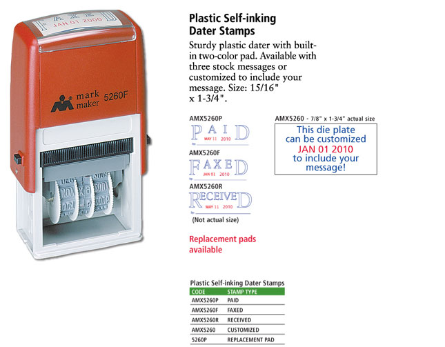 Dater Stamps