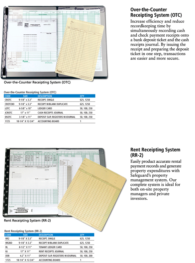 Receipting Systems