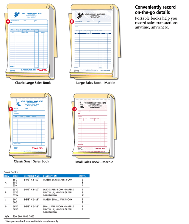 Sales Books