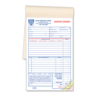 service and repair forms