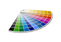 Colour palette strips